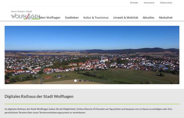 Vorschau von www.wolfhagen.de, Stadt Wolfhagen