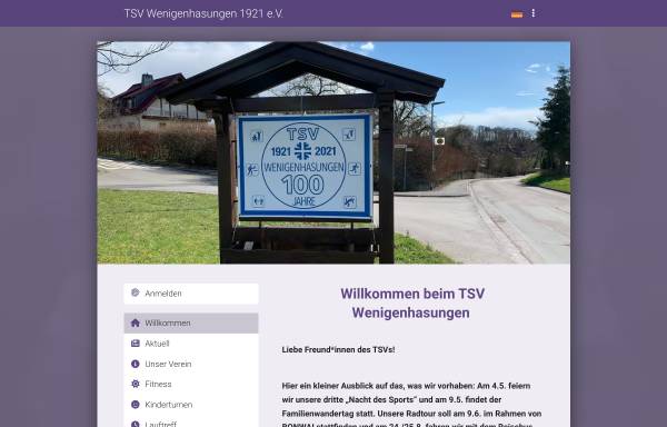Vorschau von www.tsv-wenigenhasungen.de, TSV Wenigenhasungen