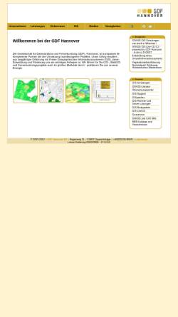 Vorschau der mobilen Webseite www.gdf-hannover.de, GDF Hannover bR