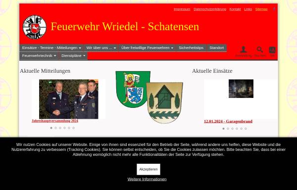 Vorschau von www.feuerwehr-wriedel.de, Freiwillige Feuerwehr Wriedel-Schatensen
