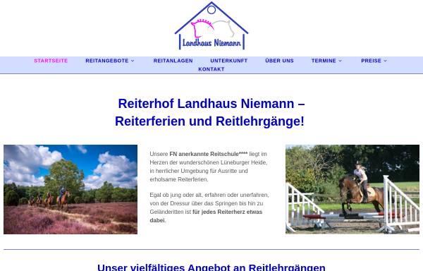 Vorschau von www.landhaus-niemann.de, Landhaus Niemann
