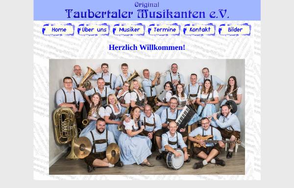 Vorschau von taubertaler-musikanten.de, Taubertaler Musikanten e.V.