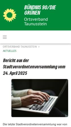 Bündnis 90/Die Grünen Ortsverband Taunusstein