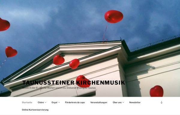 Vorschau von www.taunussteiner-kantorei.de, Taunussteiner Kirchenmusik