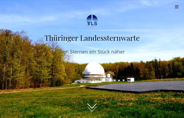 Vorschau von www.tls-tautenburg.de, Thüringer Landessternwarte Tautenburg