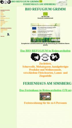 Vorschau der mobilen Webseite www.simsberg.de, Ferienhaus am Simsberg