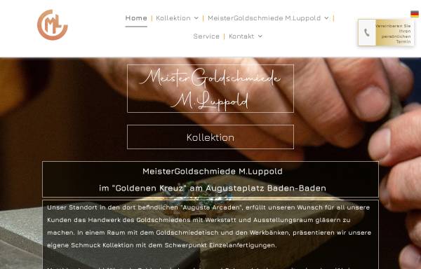 Vorschau von www.matthiasluppold.de, MeisterGoldschmiede M.Luppold