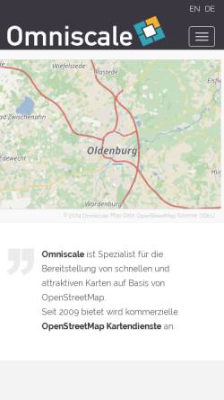 Vorschau der mobilen Webseite omniscale.de, Omniscale GbR