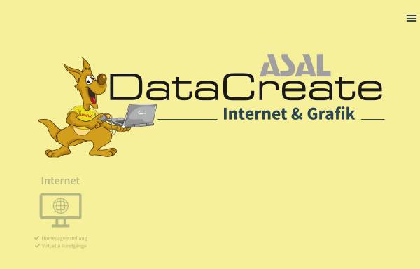 Vorschau von www.datacreate.de, DataCreate Asal