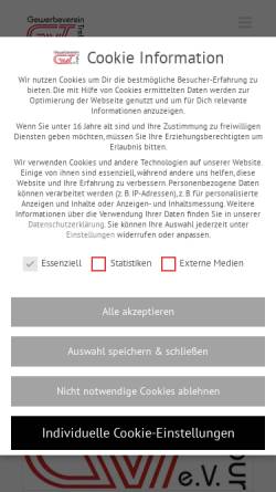 Vorschau der mobilen Webseite gvt-trebur.de, Gewerbeverein Trebur e.V.