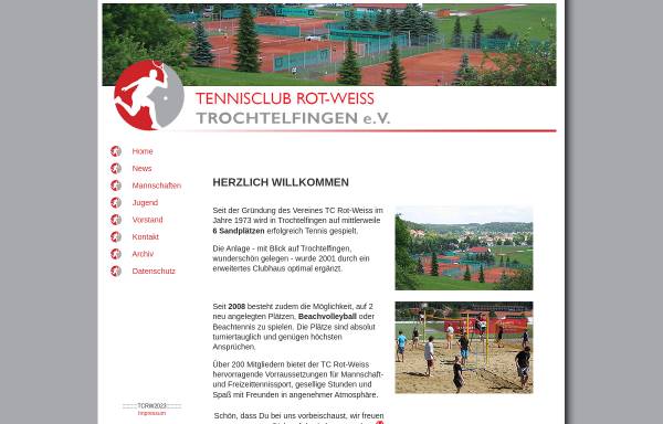Vorschau von www.tc-rotweiss.de, Tennisverein TC Rot-Weiss Trochtelfingen