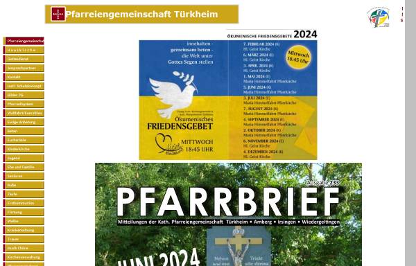 Vorschau von www.maria-himmelfahrt.de, Pfarreiengemeinschaft Türkheim - Amberg - Irsingen - Wiedergeltingen