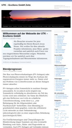 Vorschau der mobilen Webseite www.utk-klima.com, UTK-Klima Consult GmbH