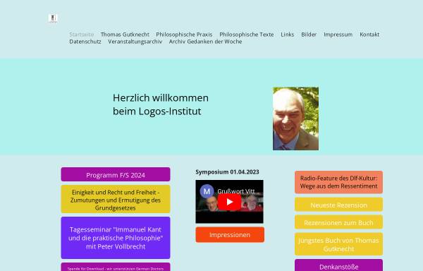 Vorschau von www.praxis-logos.de, Institut für praktische Philosophie