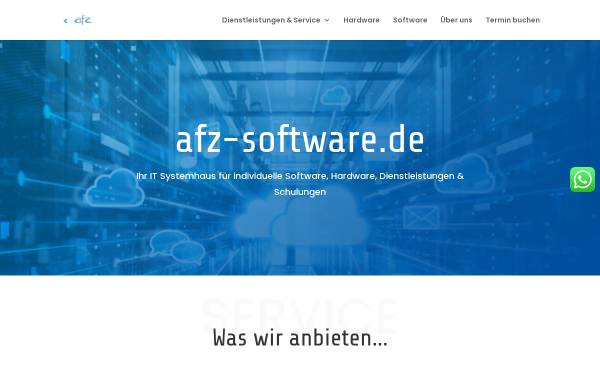 Vorschau von www.afz-software.de, afz-software.de