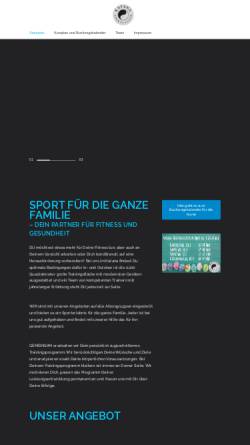 Vorschau der mobilen Webseite www.sportcenter-katana.de, Sportcenter Katana