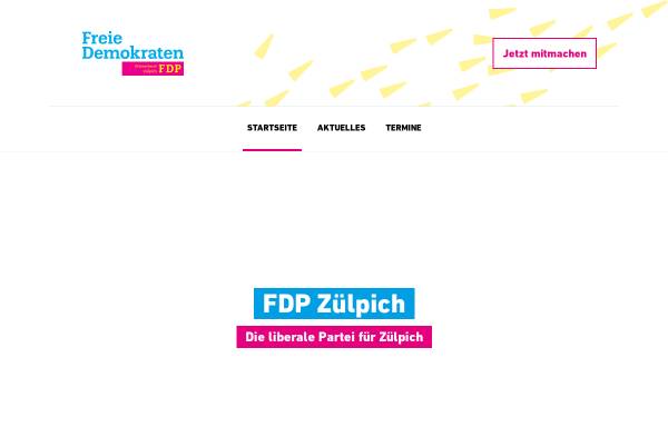 Vorschau von fdpzuelpich.de, FDP Zülpich
