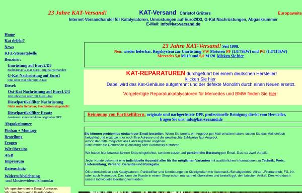 Vorschau von www.kat-versand.de, Kat-Versand, Andrea Grüters