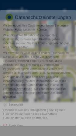 Vorschau der mobilen Webseite phoenics.de, PHOENICS Dienstleistungsgesellschaft für digitale Photogrammetrie und GIS mbH