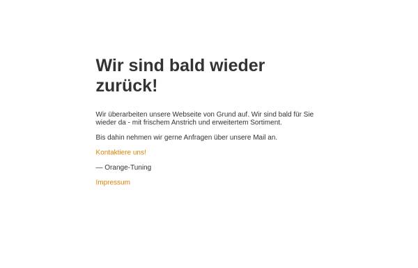 Vorschau von www.orange-tuning.de, Orange Tuning, Frank Stuiber