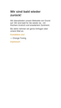 Vorschau der mobilen Webseite www.orange-tuning.de, Orange Tuning, Frank Stuiber