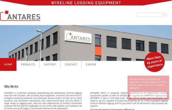 Vorschau von www.antares-geo.de, Antares Datensysteme GmbH