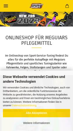 Vorschau der mobilen Webseite www.sport-service-tuning.de, Sport-Service-Tuning, Jan Schlötzer