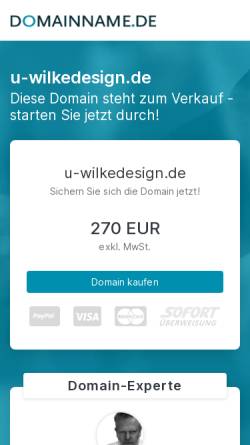 Vorschau der mobilen Webseite www.u-wilkedesign.de, U-Wilke Design
