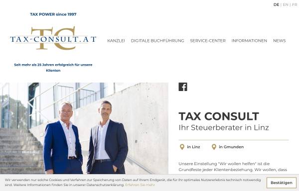 Vorschau von www.tax-consult.at, Tax - Consult GmbH