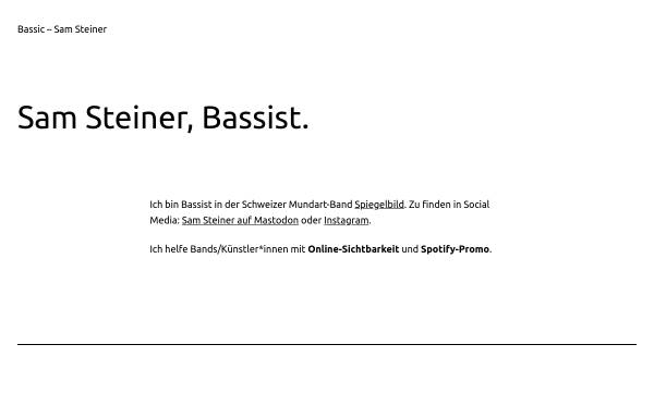 Vorschau von www.bassic.ch, Bassic