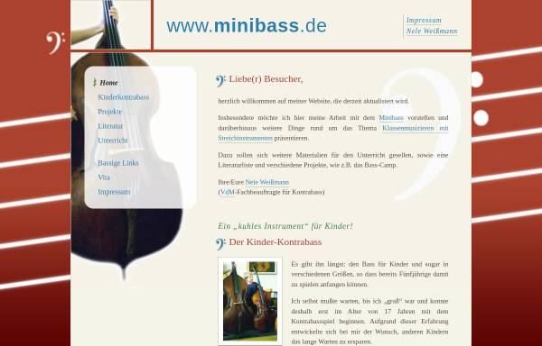 Vorschau von www.minibass.de, Minibass
