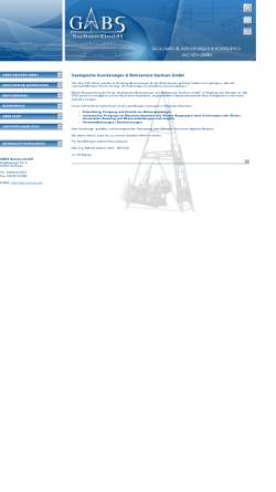 Vorschau der mobilen Webseite www.gabs-sachsen.de, GABS Geologische Ausrüstungen & Bohrservice Sachsen GmbH