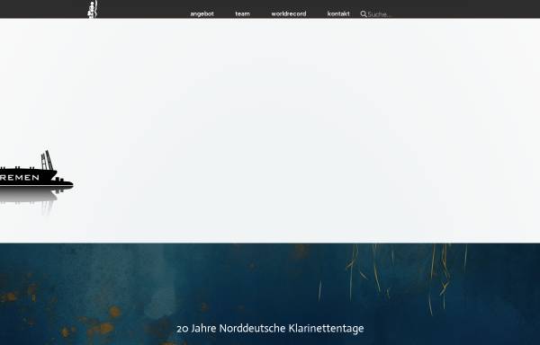 Vorschau von www.klarinettentage.com, Norddeutsche Klarinettentage