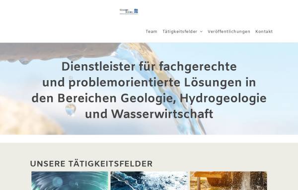 Vorschau von www.wasserundboden.de, Wasser und Boden GmbH - Gesellschaft für angewandte Geo- und Ingenieurwissenschaften
