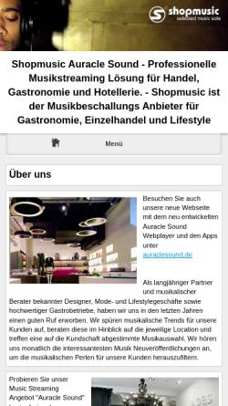 Vorschau der mobilen Webseite www.shopmusic.de, Shopmusic