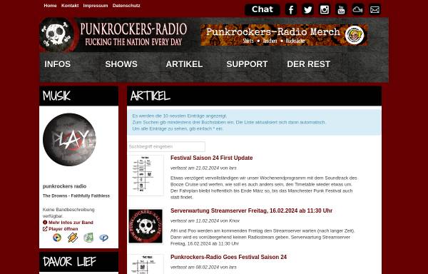 Vorschau von www.punkrockers-radio.de, Punkrockers Radio