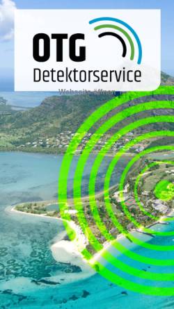 Vorschau der mobilen Webseite www.detektorservice.de, OTG Ortungstechnik