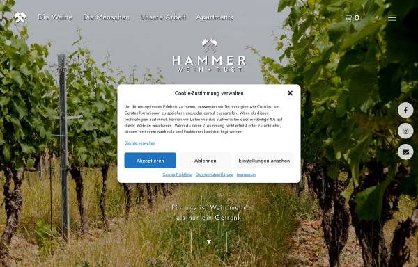 Vorschau von www.hammerwein.at, Hammer Wein