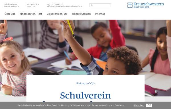 Vorschau von www.schulen.kreuzschwestern.at, Kreuzschwestern Schulen