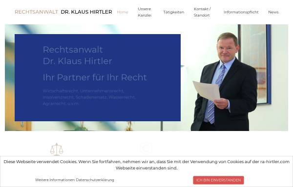 Vorschau von www.ra-hirtler.com, Rechtsanwalt Dr. Klaus Hirtler, Leoben
