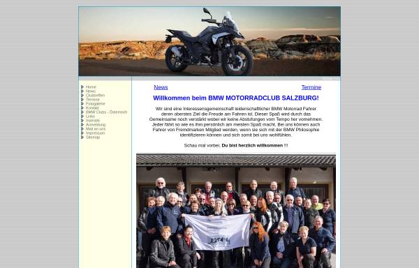 Vorschau von www.bmw-club-sbg.at, BMW Motorradclub Salzburg