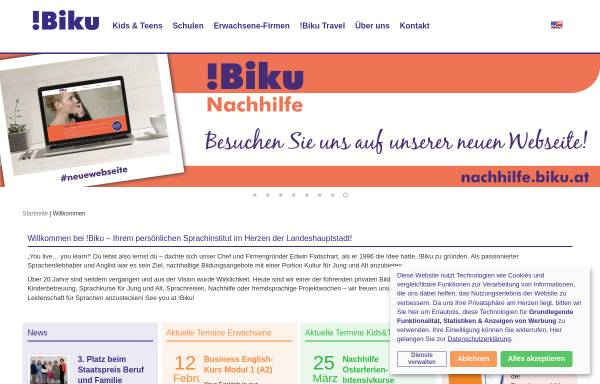 Vorschau von www.biku.at, Biku-Online - Bildung mit dem Service-Plus