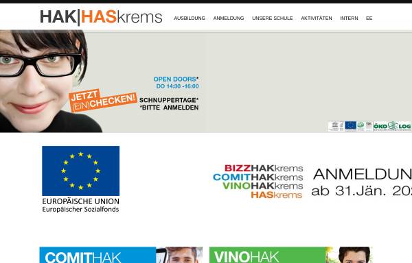 Vorschau von www.hakkrems.ac.at, BHAK / BHAS Krems