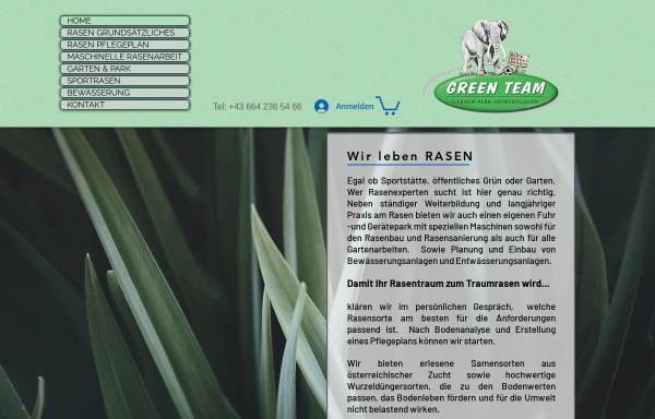 Vorschau von www.greenteam.at, Green Team