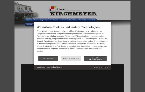 Vorschau von www.kirchmeyer.at, Kirchmeyer-Schuhe