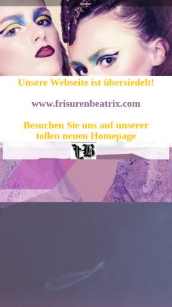 Vorschau der mobilen Webseite www.beatrix.at, Frisuren Beatrix
