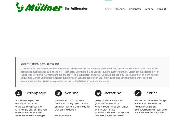Vorschau von www.fussberater.at, Müllner - Ihr Fußberater