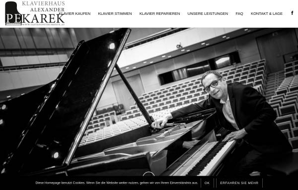 Vorschau von www.tasteninstrumente.at, Orgelbau Klavierhaus Pekarek - Melk