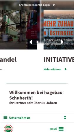 Vorschau der mobilen Webseite www.schuberth.at, Schuberth