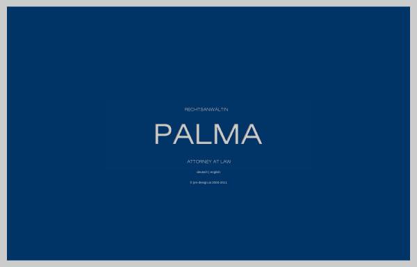 Vorschau von www.palma.co.at, Rechtsanwältin Dr. Renate Palma, Innsbruck